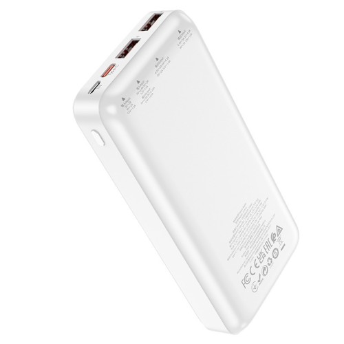 IŠORINĖ BATERIJA POWER BANK HOCO J101A PD 20W+QUICK CHARGE 3.0 22.5W 20000MAH BALTA