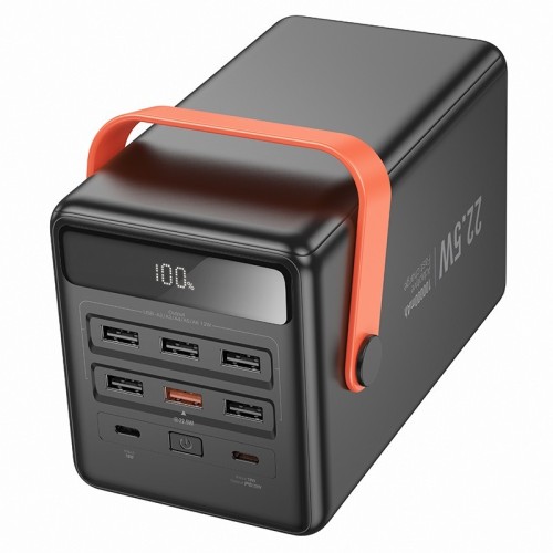 IŠORINĖ BATERIJA POWER BANK HOCO J142 22.5W+PD20W 100000MAH JUODA