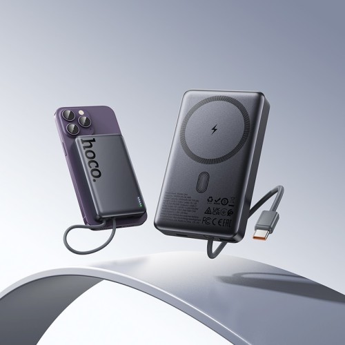 IŠORINĖ BATERIJA POWER BANK HOCO Q44 20W MAGSAFE 10000MAH JUODA
