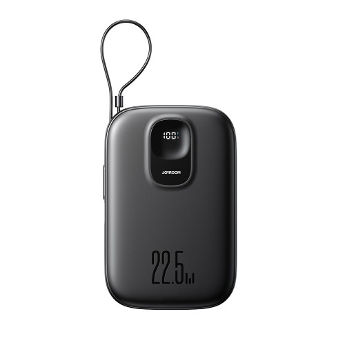 IŠORINĖ BATERIJA POWER BANK JOYROOM JR-PBF17 22.5W WITH USB-C CABLE 10000MAH JUODA IŠORINĖ BATERIJA POWER BANK JOYROOM JR-PBF17 22.5W WITH USB-C CABLE 10000MAH JUODA
