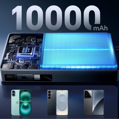 IŠORINĖ BATERIJA POWER BANK JOYROOM JR-PR1 22.5W 10000MAH JUODA