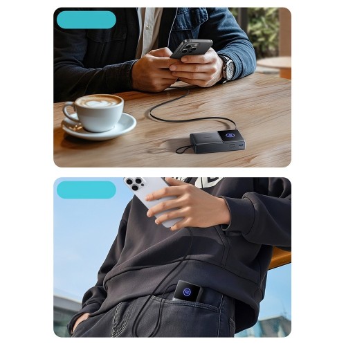 IŠORINĖ BATERIJA POWER BANK JOYROOM JR-PR1 22.5W 10000MAH JUODA