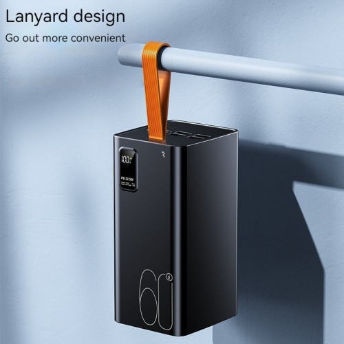 IŠORINĖ BATERIJA POWER BANK REACH RR-H40B 22.5W 60000MAH JUODA