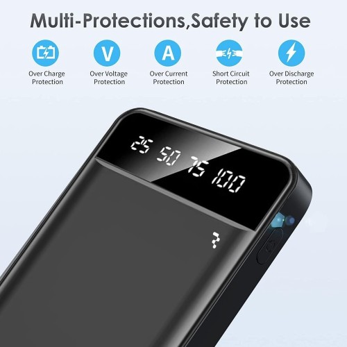 IŠORINĖ BATERIJA POWER BANK REACH RR-JP11 10W 10000MAH JUODA