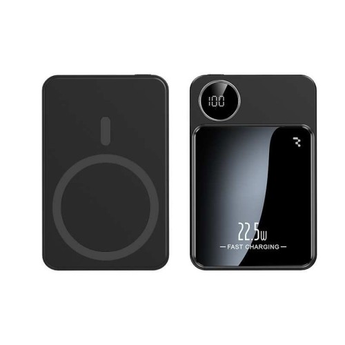 IŠORINĖ BATERIJA POWER BANK REACH RR-Y009 22.5W MAGSAFE 10000MAH JUODA IŠORINĖ BATERIJA POWER BANK REACH RR-Y009 22.5W MAGSAFE 10000MAH JUODA