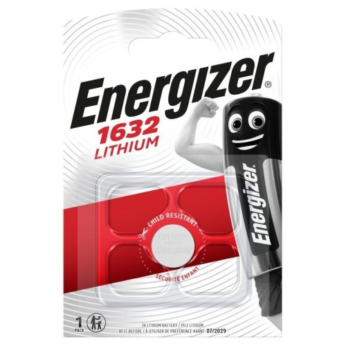LIČIO ELEMENTAS ENERGIZER LITHIUM CR1632 3V 130MAH