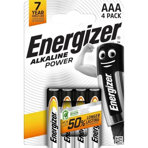 ŠARMINIS ELEMENTAS ENERGIZER ALKALINE POWER LR03 (AAA) 1.5V 4 VNT.