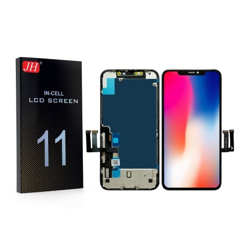 EKRANAS APPLE IPHONE 11 SU LIETIMUI JAUTRIU STIKLIUKU JH INCELL FHD (REMOVABLE IC)