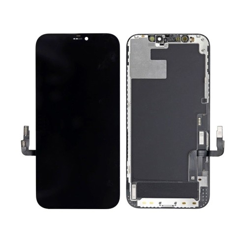 EKRANAS APPLE IPHONE 12 / 12 PRO SU LIETIMUI JAUTRIU STIKLIUKU ZY INCELL (REMOVABLE IC)