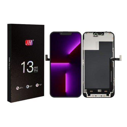 EKRANAS APPLE IPHONE 13 PRO MAX SU LIETIMUI JAUTRIU STIKLIUKU JH INCELL FHD (REMOVABLE IC)