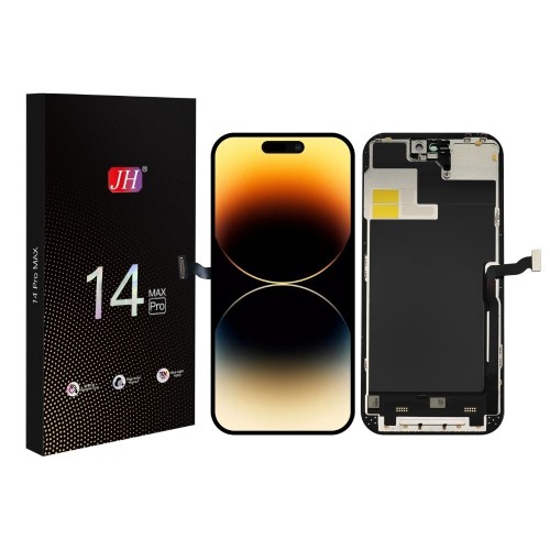 EKRANAS APPLE IPHONE 14 PRO MAX SU LIETIMUI JAUTRIU STIKLIUKU JH INCELL FHD 120HZ (REMOVABLE IC)