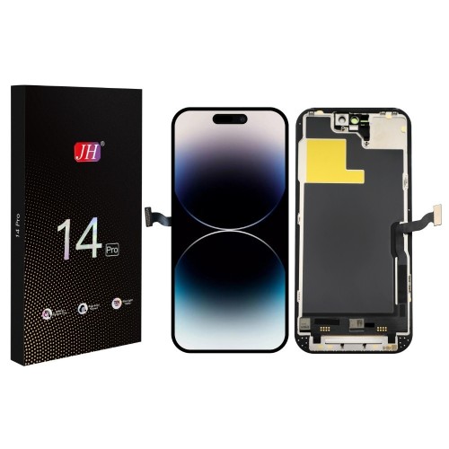EKRANAS APPLE IPHONE 14 PRO SU LIETIMUI JAUTRIU STIKLIUKU JH INCELL FHD 120HZ (REMOVABLE IC)