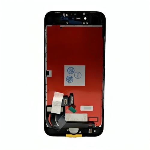 EKRANAS APPLE IPHONE 8 / SE 2020 / SE 2022 SU LIETIMUI JAUTRIU STIKLIUKU JUODAS OEM PREMIUM