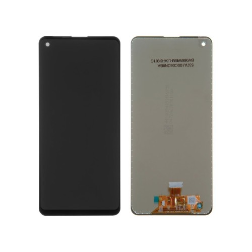 EKRANAS SAMSUNG A217F A21S SU LIETIMUI JAUTRIU STIKLIUKU JUODAS ORG