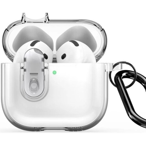 DĖKLAS DUX DUCIS PECL APPLE AIRPODS 4 SKAIDRUS