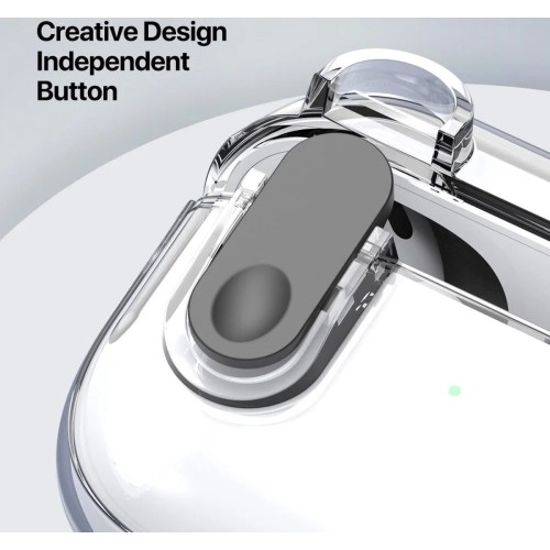 DĖKLAS DUX DUCIS PECL APPLE AIRPODS 4 SKAIDRUS