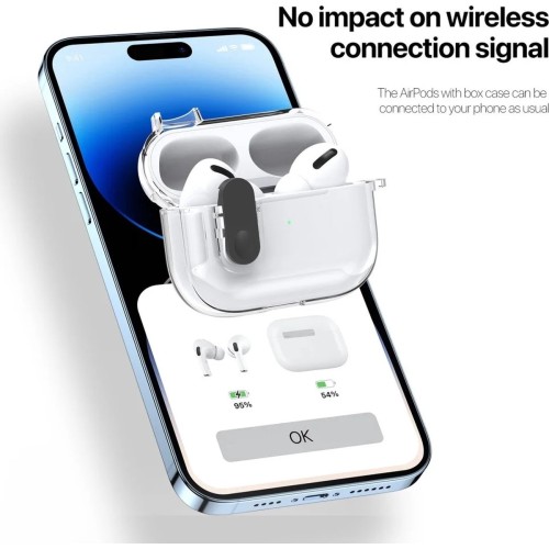DĖKLAS DUX DUCIS PECL APPLE AIRPODS 4 SKAIDRUS