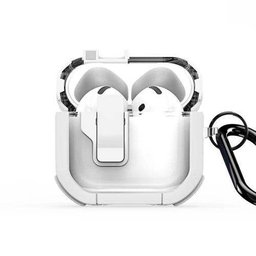 DĖKLAS DUX DUCIS PECN APPLE AIRPODS 4 BALTAS