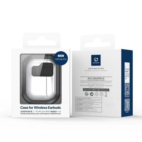 DĖKLAS DUX DUCIS PECN APPLE AIRPODS 4 BALTAS