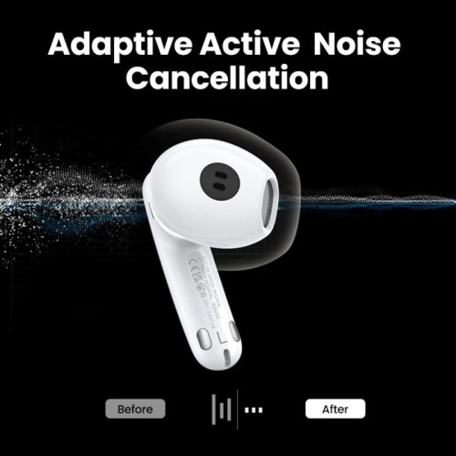 BELAIDĖS AUSINĖS UGREEN HITUNE H6 PRO ACTIVE NOISE-CANCELLING EARBUDS (35873) BALTOS