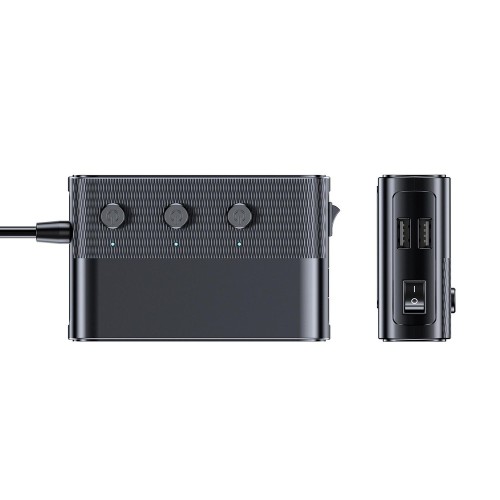 AUTOMOBILINIS ĮKROVIKLIS 3MK CAR POWER SPLITTER 120W 3XUSB-A / USB-C / 3XDC