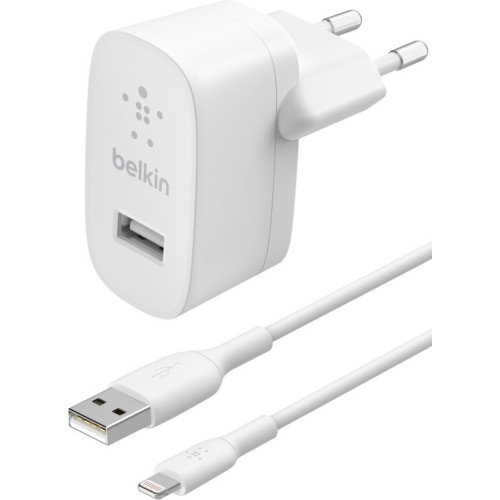 ĮKROVIKLIS BELKIN BOOST CHARGE 12W USB-A + USB-A TO LIGHTNING CABLE 1.0M BALTAS ĮKROVIKLIS BELKIN BOOST CHARGE 12W USB-A + USB-A TO LIGHTNING CABLE 1.0M BALTAS