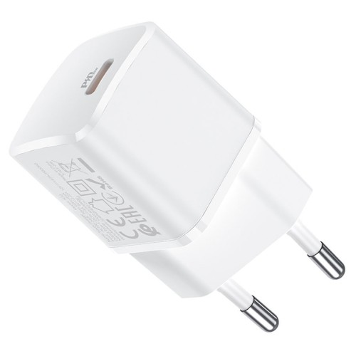 ĮKROVIKLIS HOCO N10 20W USB-C BALTAS
