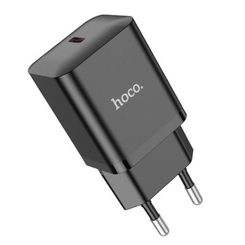 ĮKROVIKLIS HOCO N27 20W USB-C JUODAS