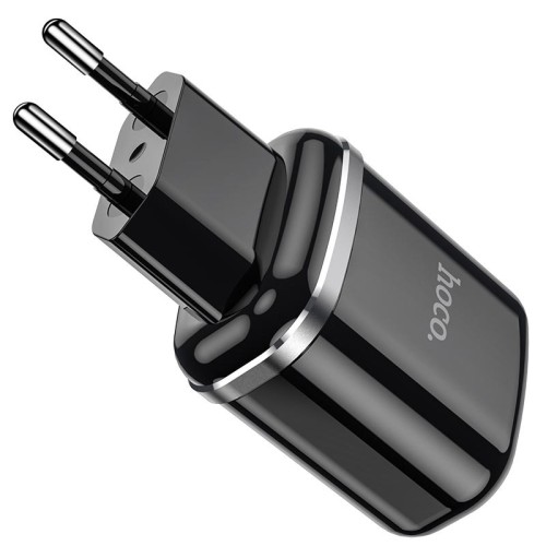 ĮKROVIKLIS HOCO N4 12W 2XUSB-A JUODAS ĮKROVIKLIS HOCO N4 12W 2XUSB-A JUODAS