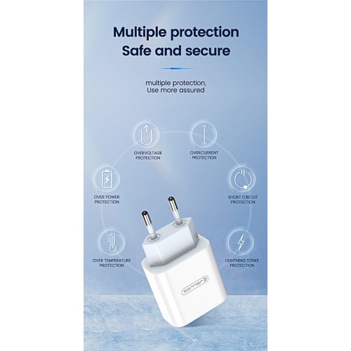 ĮKROVIKLIS JELLICO AK180 20W USB-C BALTAS