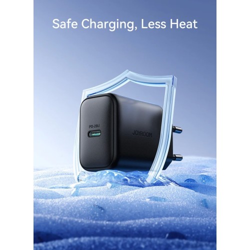 ĮKROVIKLIS JOYROOM JR-TCF20 20W USB-C + USB-C TO USB-C CABLE 1.0M BALTAS