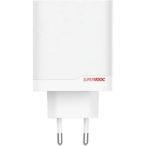 ĮKROVIKLIS ONEPLUS SUPERVOOC 120W USB-C / USB-A + USB-C TO USB-C CABLE BALTAS