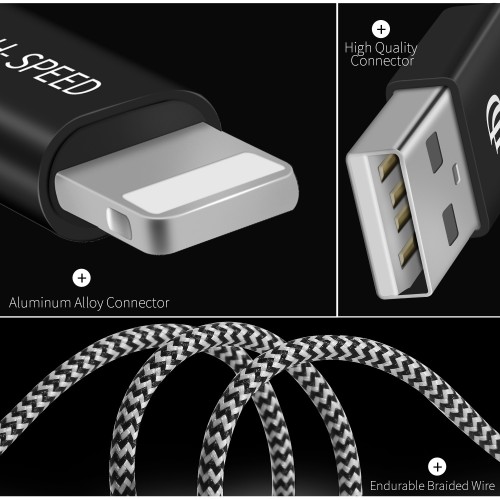USB KABELIS DUX DUCIS K-ONE LIGHTNING FASTCHARGING 1.0M