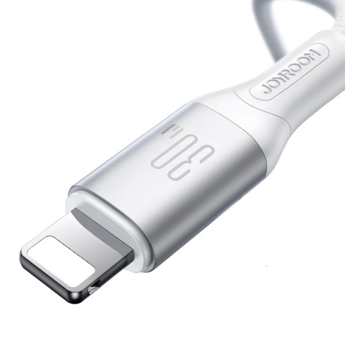 USB KABELIS JOYROOM S-A28 USB-C TO LIGHTNING 30W 2.0M BALTAS