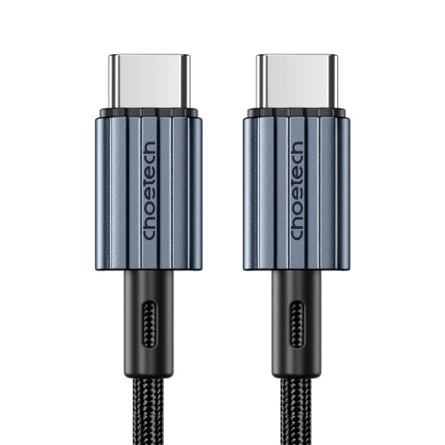 USB KABELIS CHOETECH XCC-1015 USB-C TO USB-C PD60W 2.0M JUODAS