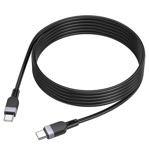 USB KABELIS HOCO X109 60W USB-C TO USB-C 2.0M JUODAS