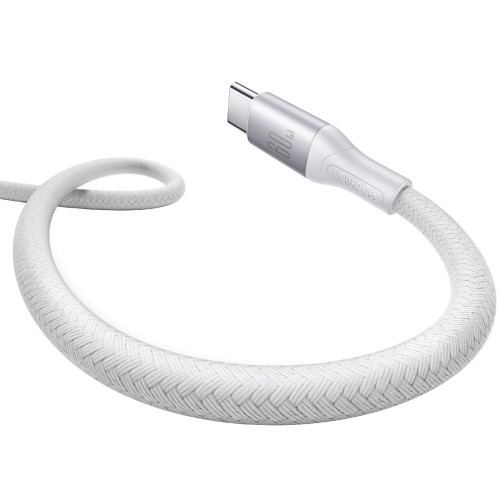 USB KABELIS JOYROOM S-A28 USB-C TO USB-C 60W 2.0M BALTAS