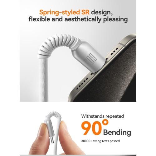 USB KABELIS JOYROOM S-A51 USB-C TO USB-C 60W 1.2M PILKAS