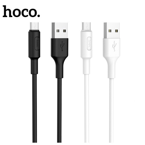 USB KABELIS HOCO X25 MICROUSB 1.0M JUODAS