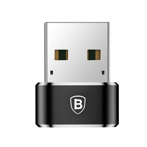 ADAPTERIS BASEUS TYPE-C TO USB-A JUODAS CAAOTG-01