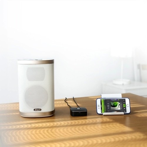 BLUETOOTH ADAPTERIS IMTUVAS UGREEN CM106 2XRCA / AUX BLUETOOTH 5.1 JUODAS