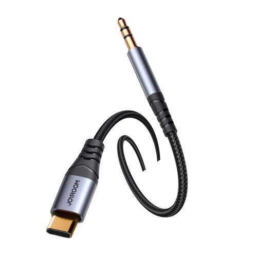AUDIO KABELIS JOYROOM SY-A07 USB-C TO 3,5MM 1.2M JUODAS