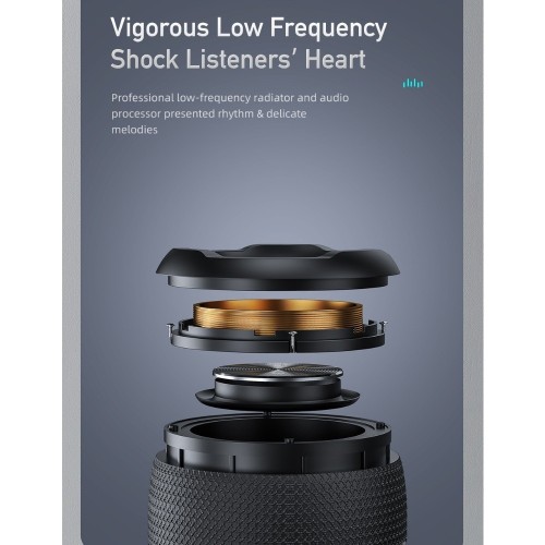 BLUETOOTH NEŠIOJAMAS GARSIAKALBIS AWEI Y669 31W JUODAS