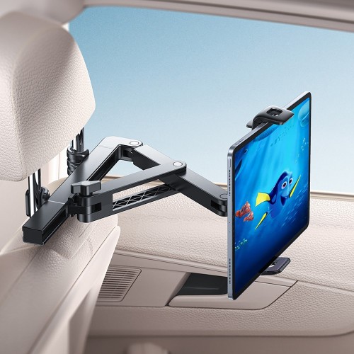 AUTOMOBILINIS LAIKIKLIS ANT SĖDYNĖS ATLOŠO JOYROOM JR-ZS433 CAR HEADREST MOUNT JUODAS