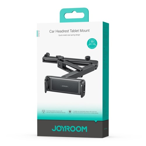AUTOMOBILINIS LAIKIKLIS ANT SĖDYNĖS ATLOŠO JOYROOM JR-ZS433 CAR HEADREST MOUNT JUODAS
