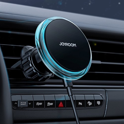 AUTOMOBILINIS LAIKIKLIS-ĮKROVIKLIS JOYROOM JR-ZS291 15W MAGSAFE MAGNETINIS, JUODAS