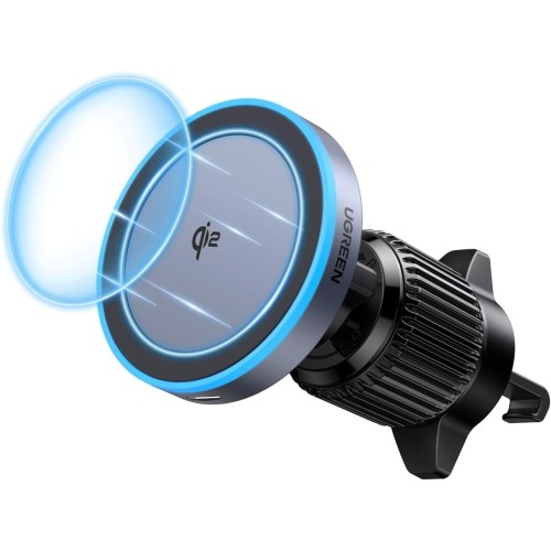 AUTOMOBILINIS LAIKIKLIS-ĮKROVIKLIS UGREEN W708 MAGSAFE 15W (35970) JUODAS