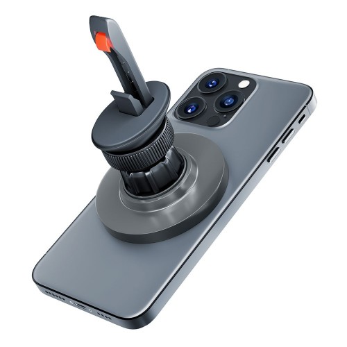 AUTOMOBILINIS TELEFONO LAIKIKLIS 3MK MAGHOLDER, TVIRTINAMAS ANT VENTILIACIJOS GROTELIŲ, MAGNETINIS