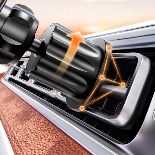 AUTOMOBILINIS TELEFONO LAIKIKLIS AWEI X52 MAGNETIC (AIR VENT) JUODAS