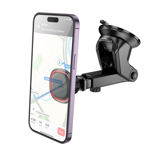 AUTOMOBILINIS TELEFONO LAIKIKLIS BOROFONE BH125 (DASHBOARD) JUODAS